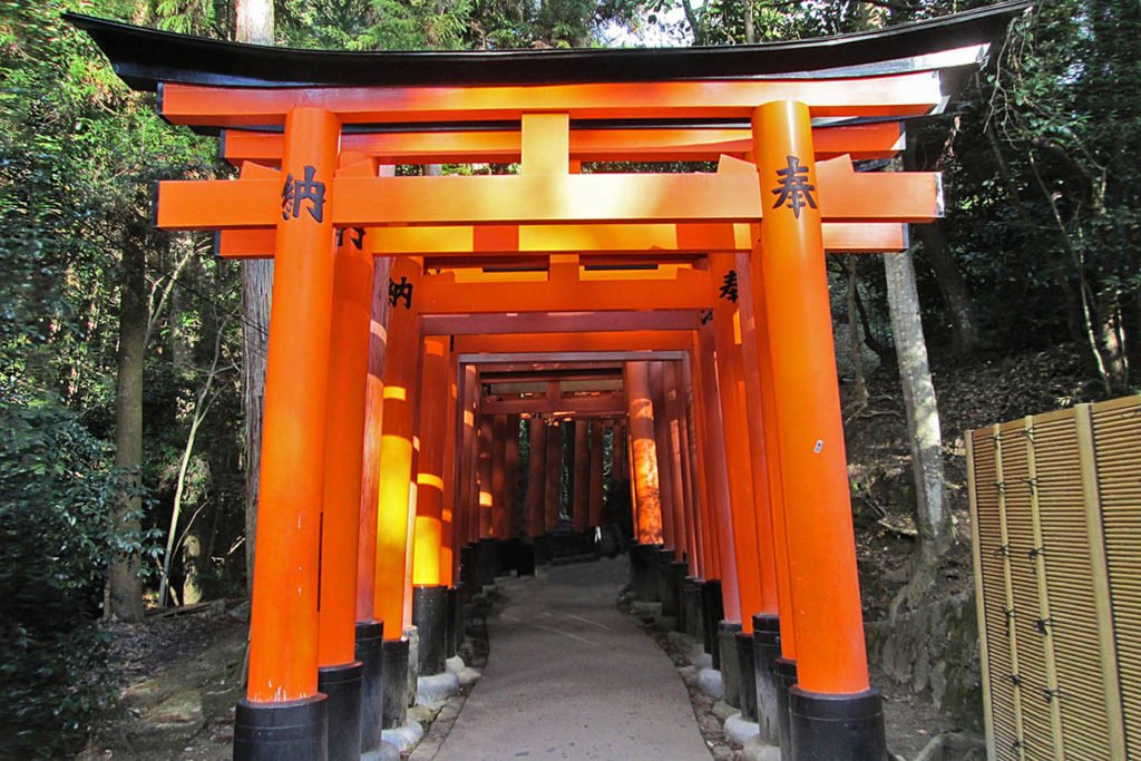 Il percorso tra gli infiniti Torii del santuario Fushimi-Inari di Kyoto