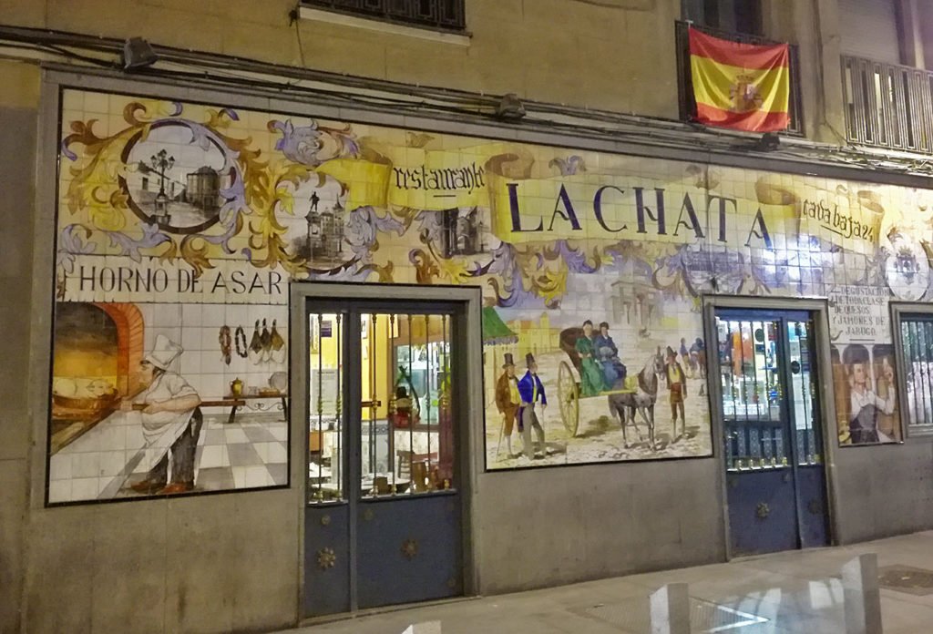 Decori dei locali di Madrid Spagna Spain