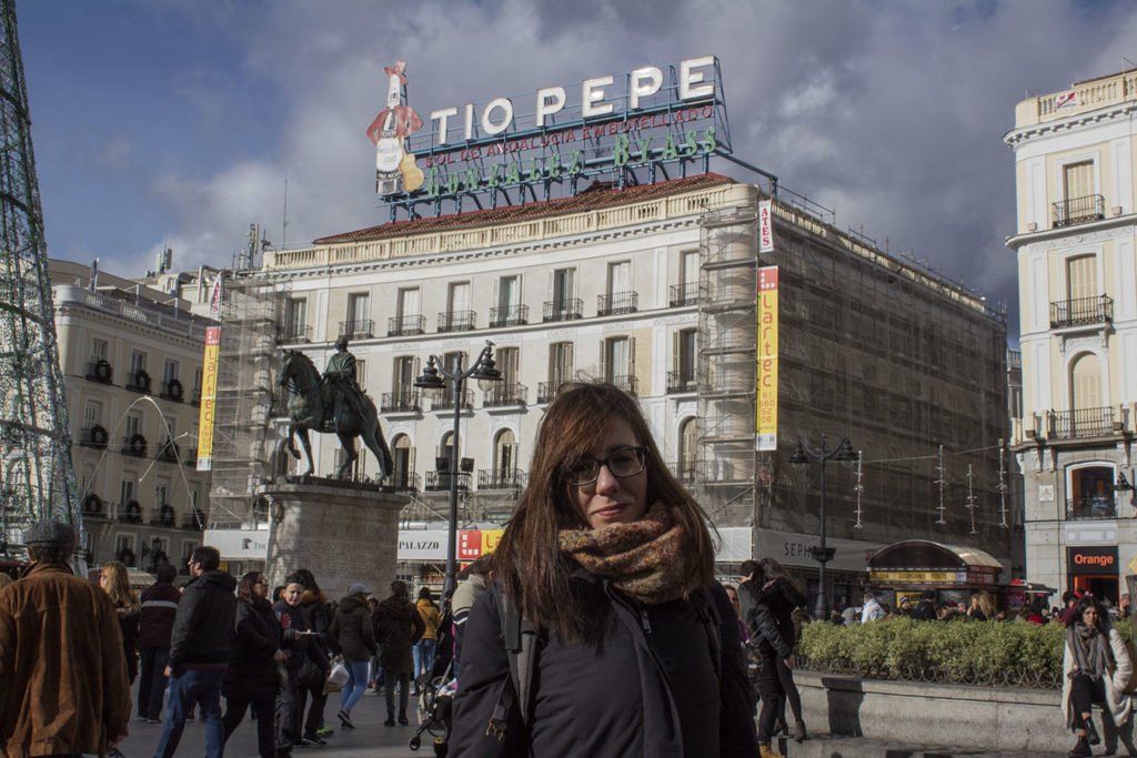 puerta del sol-tio pepe-Madrid-Spagna-Spain