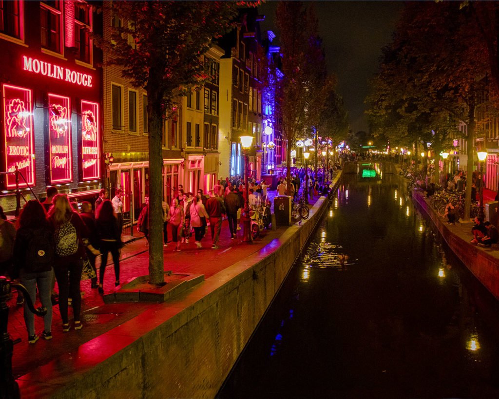 Red light district-Amsterdam-Olanda-Holland-Netherlands-Paesi Bassi-Europa-Europe-quartieri a luci rosse Amsterdam