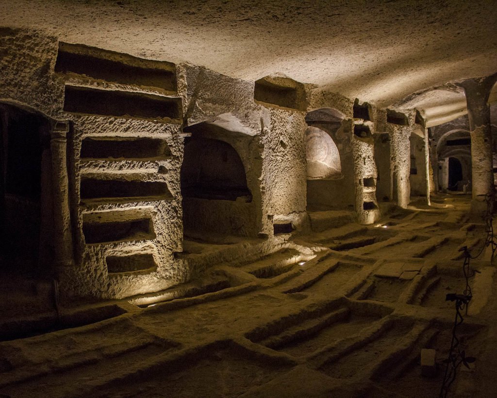 Catacombe di -catacombe di Napoli-Napoli sotterranea-Napoli-Campania-Italia